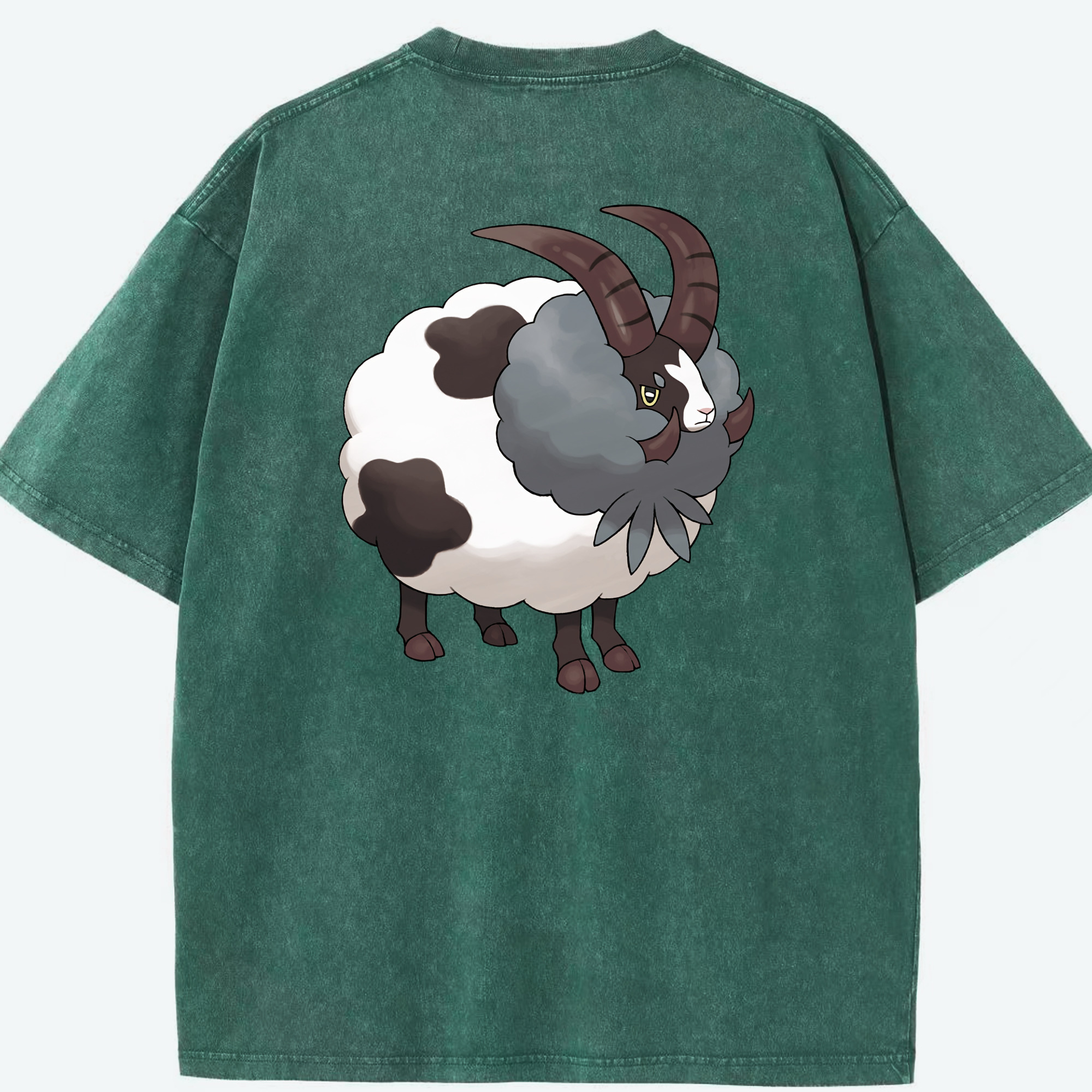 （画像用） ポケットモンスター Pokémon 綿100% ヴィンテージ風 半袖Tシャツ（背面プリント）